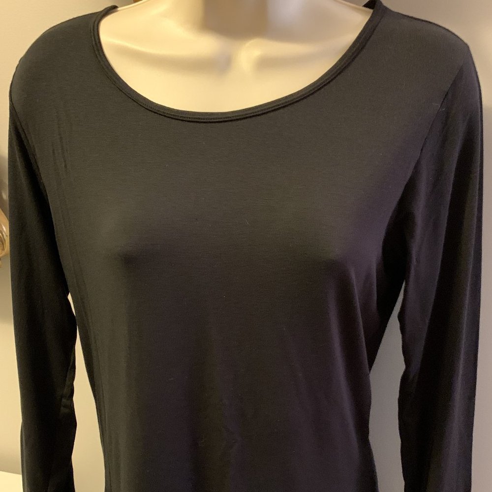 Long Sleeve Black Top by HeatTech